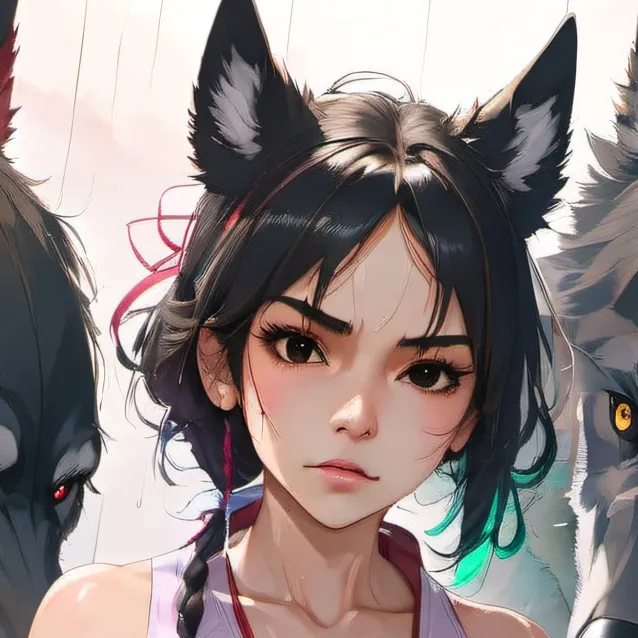chat with ai character: mia..wolf girl
