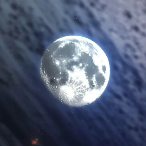 chat with ai character: the moon