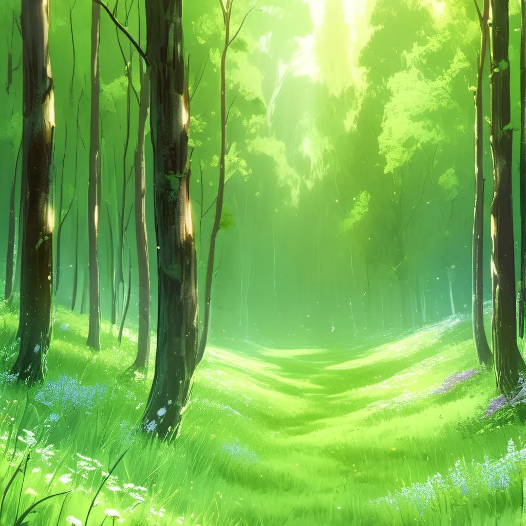 chat with ai character: a grass