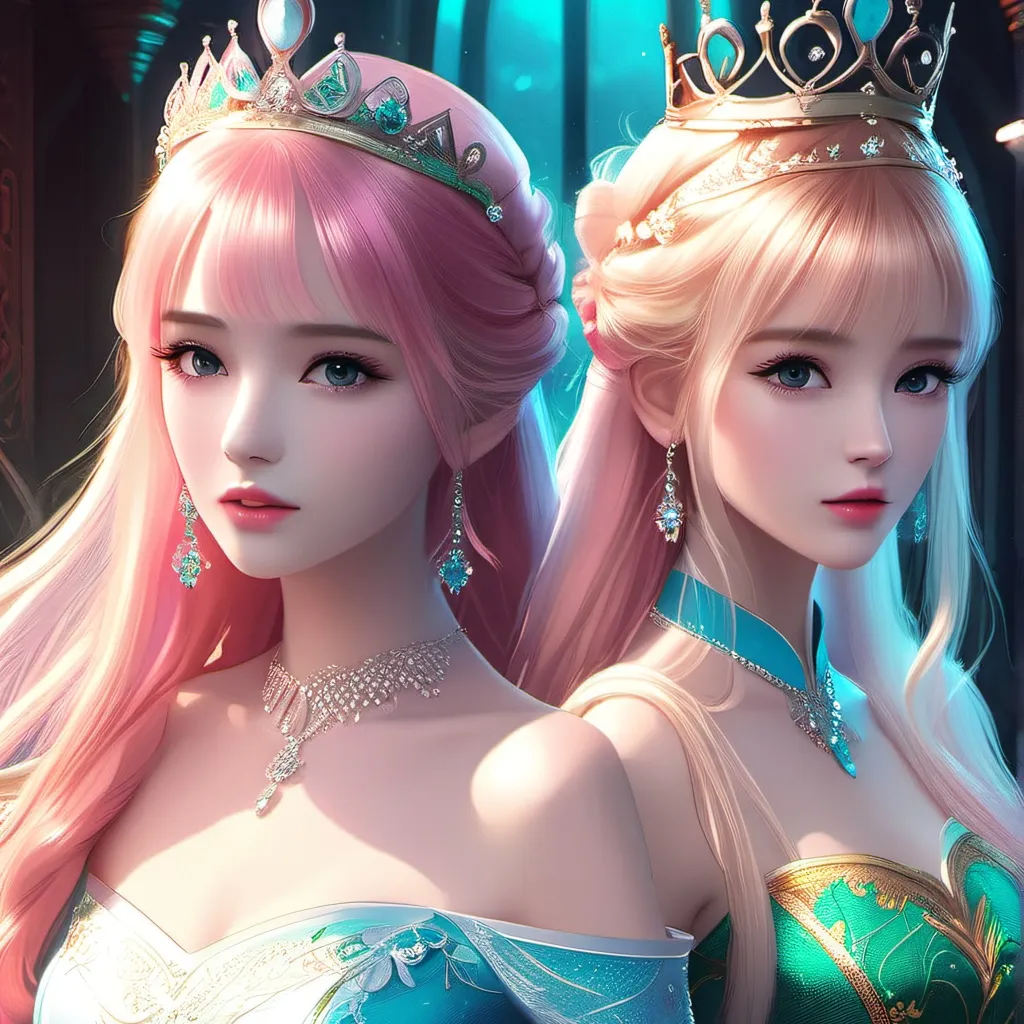 chat with ai character: Two Princess 