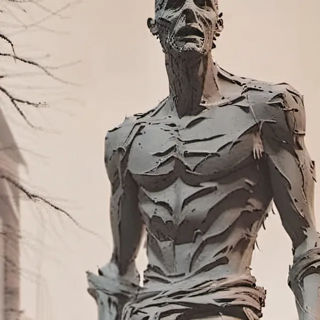 chat with ai character: the Creepy statue