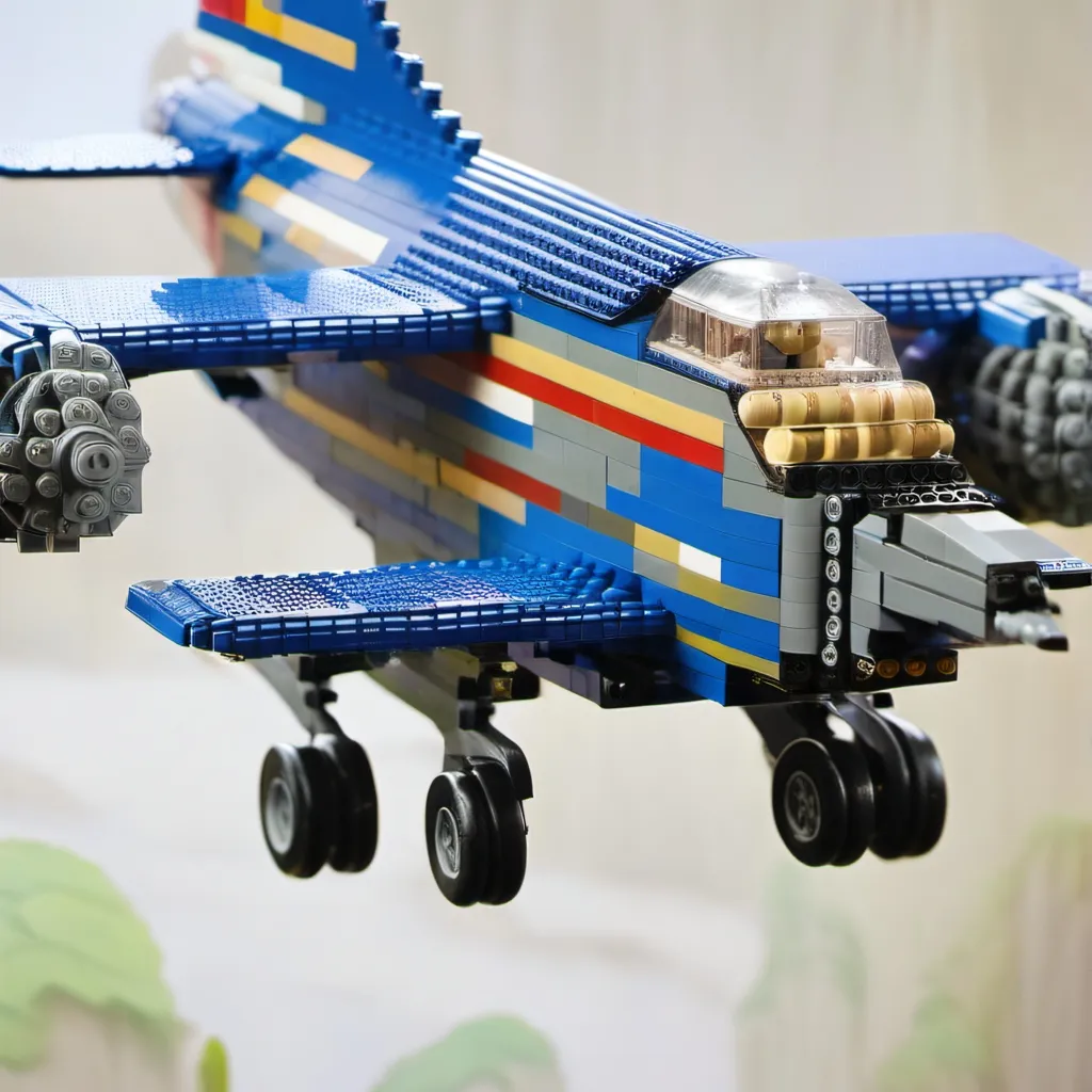 chat with ai character: lego plane