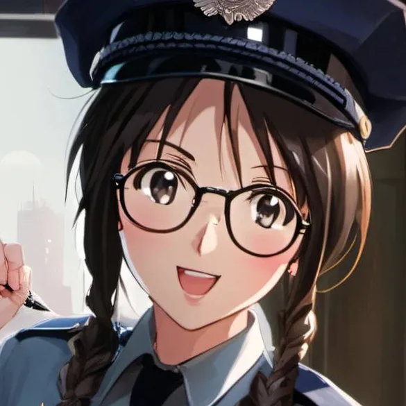 chat with ai character: Liara Police girl