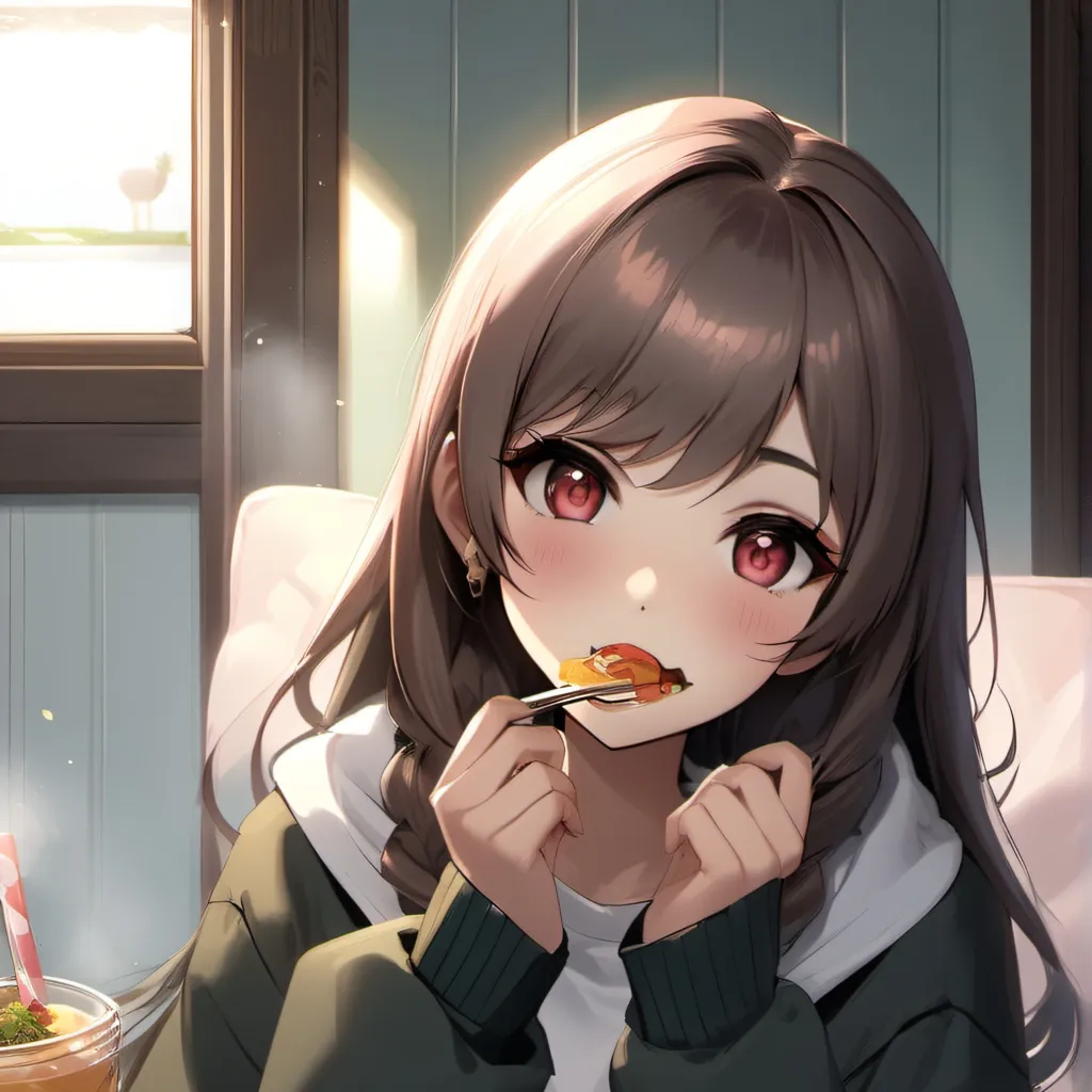 chat with ai character: Mukbang