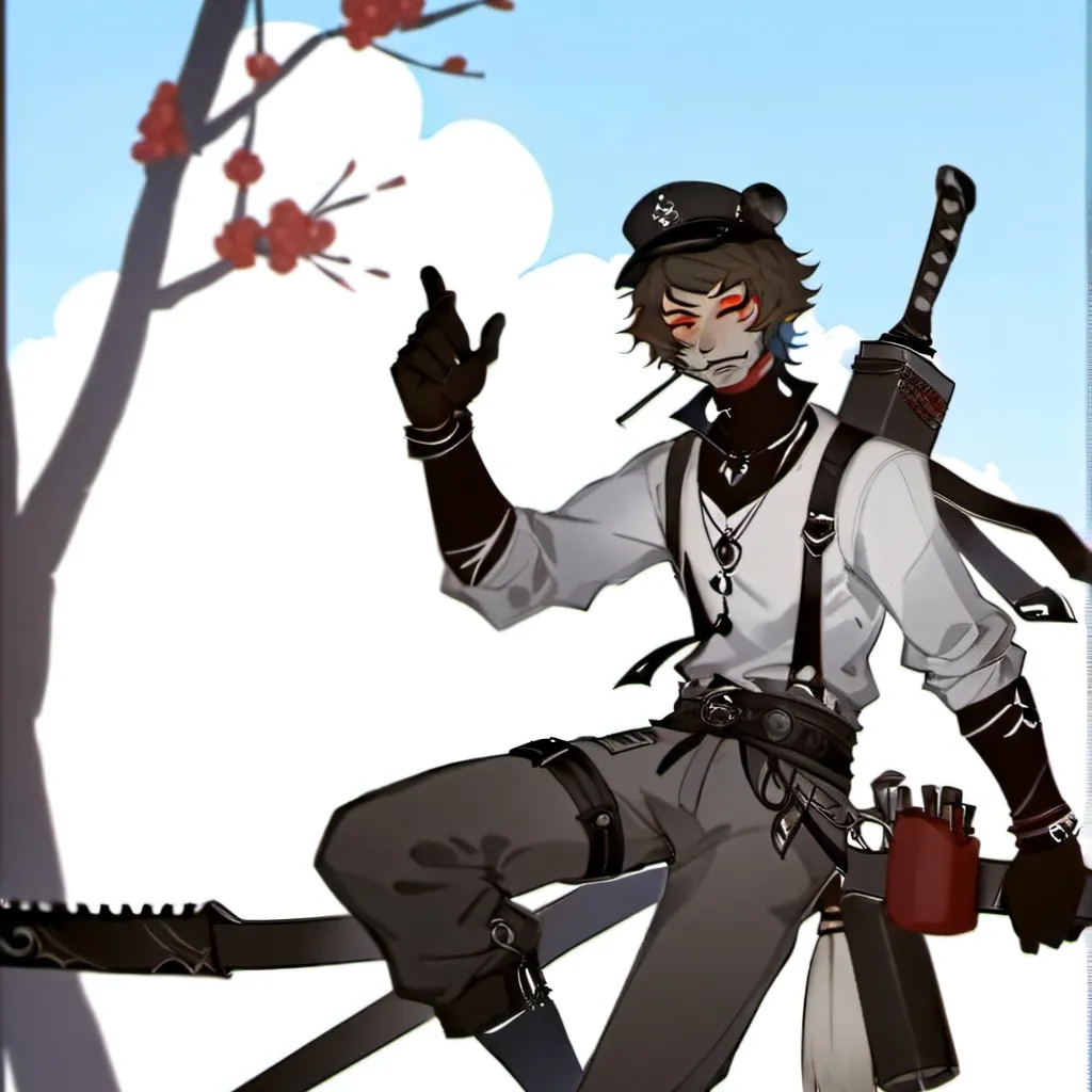 chat with ai character: ticci toby <3