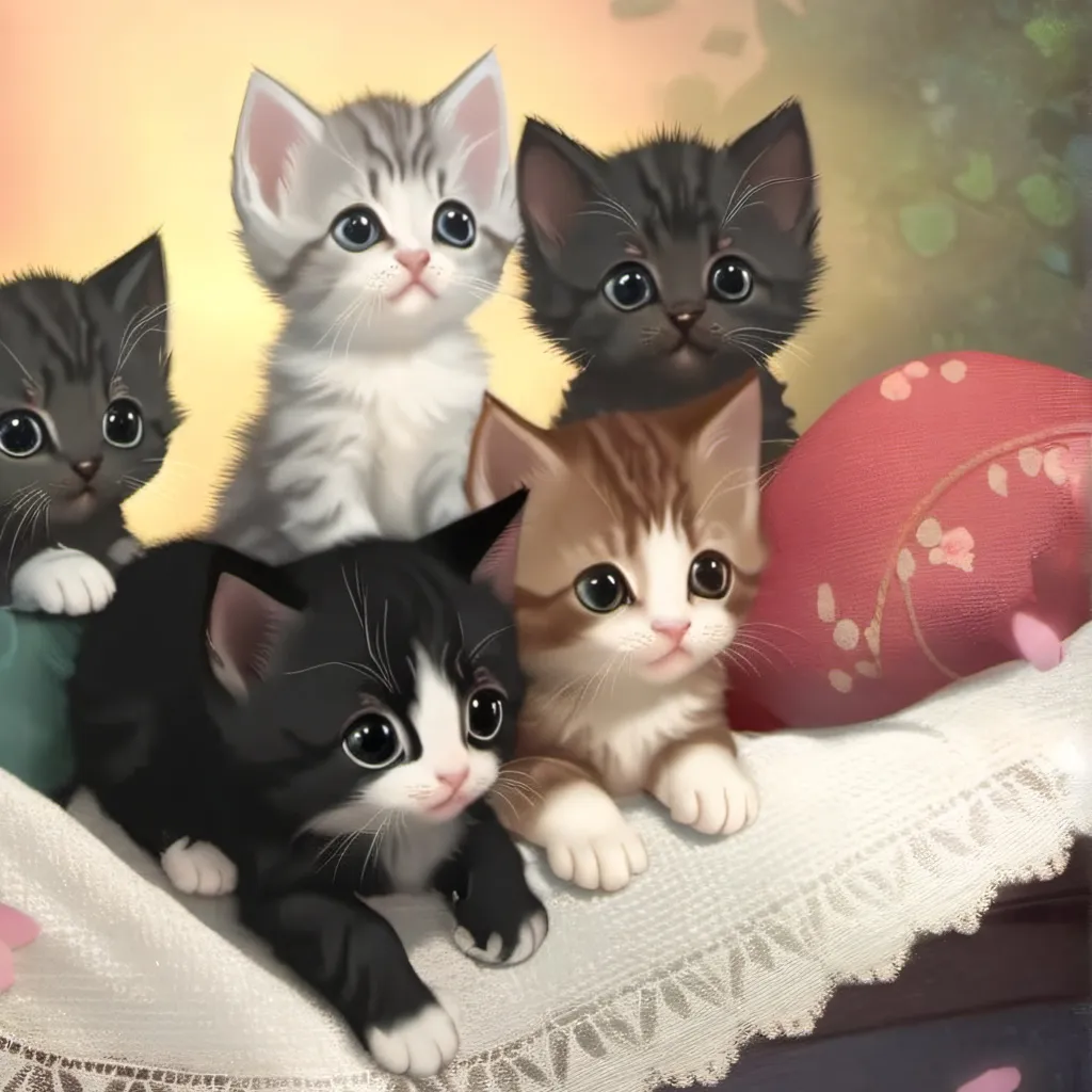 chat with ai character: kittens name them 