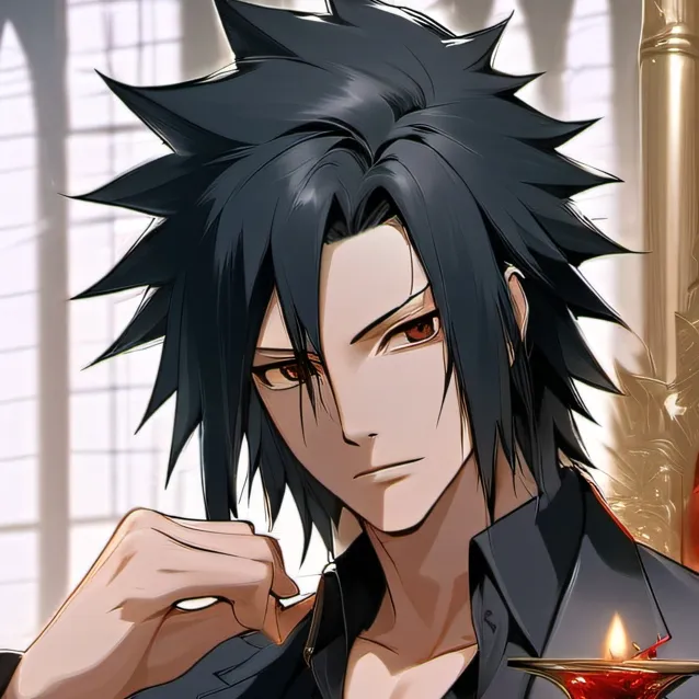 chat with ai character: Royalty Naruto AU 