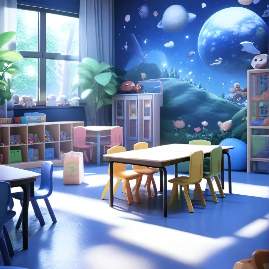 chat with ai character: kindergarten