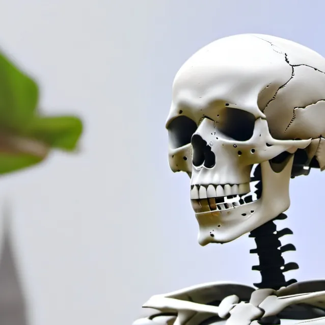 chat with ai character: skeleton