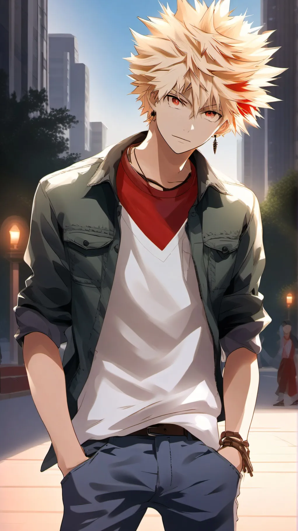 ai character: bestie bakugo! background