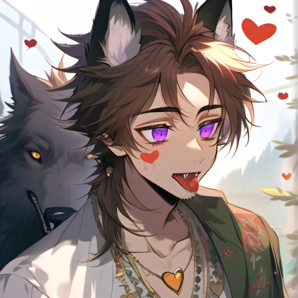 chat with ai character: Wolfie