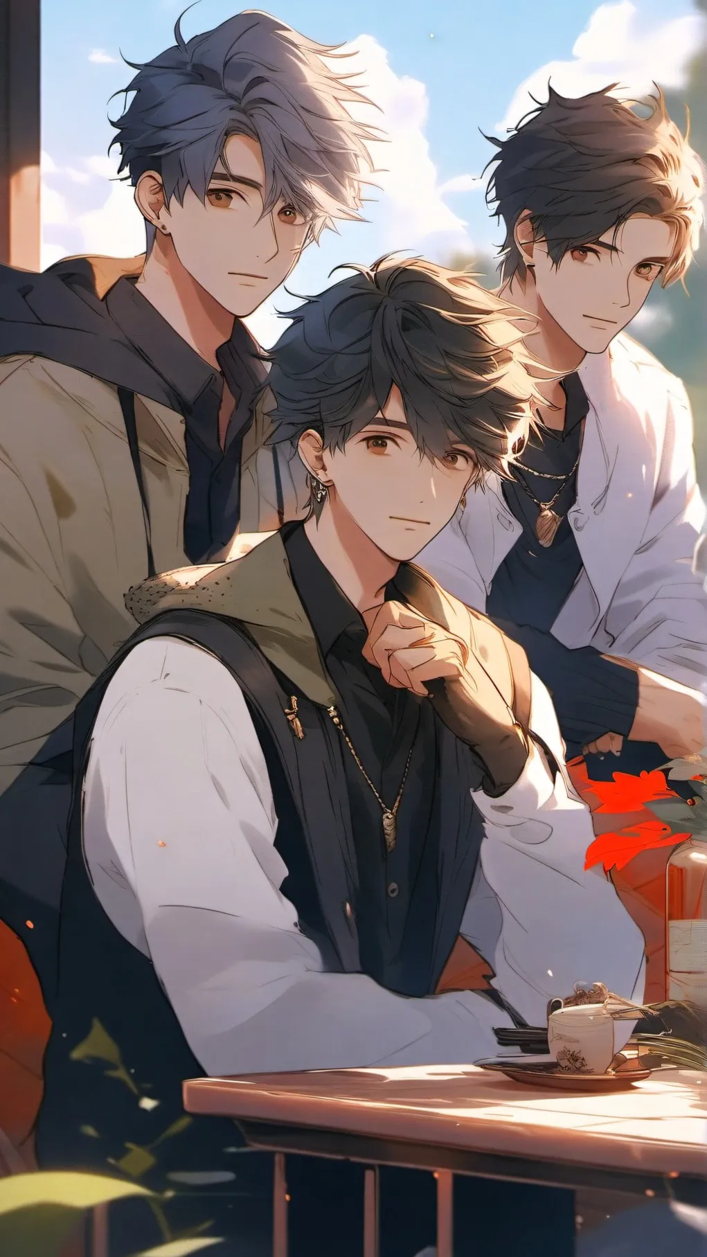 ai character: asher/ liam/ isaac background