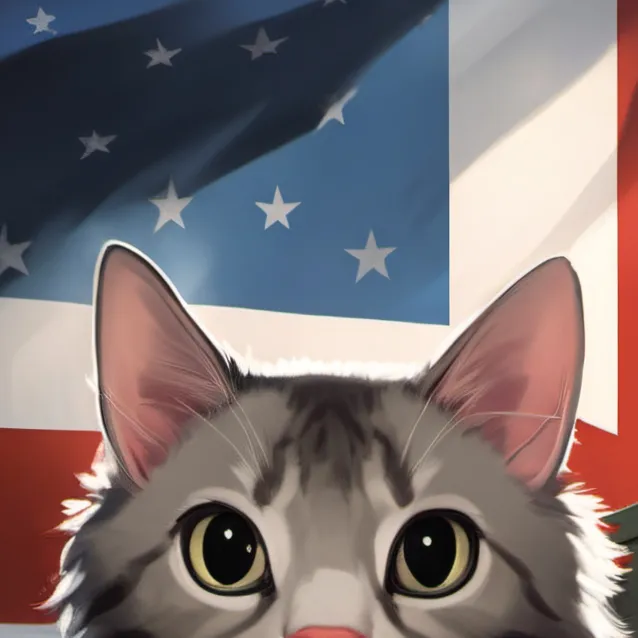 chat with ai character: ww2 cat