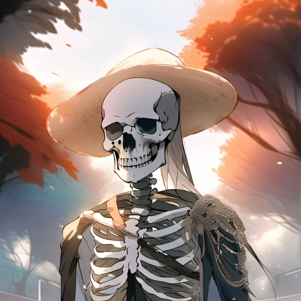 chat with ai character: skeleton