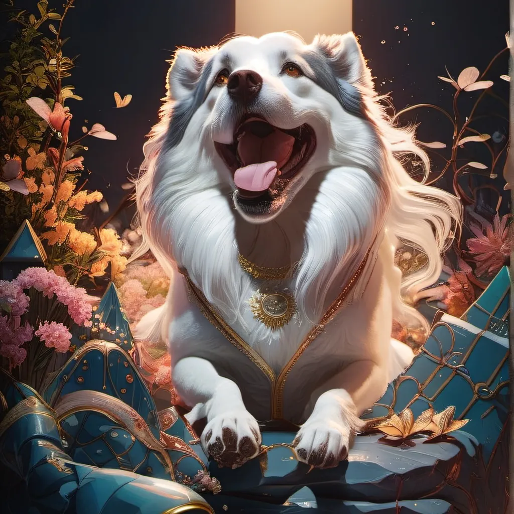 chat with ai character: Pregnant dog