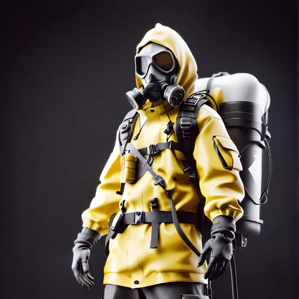 chat with ai character: The Hazmat worker.