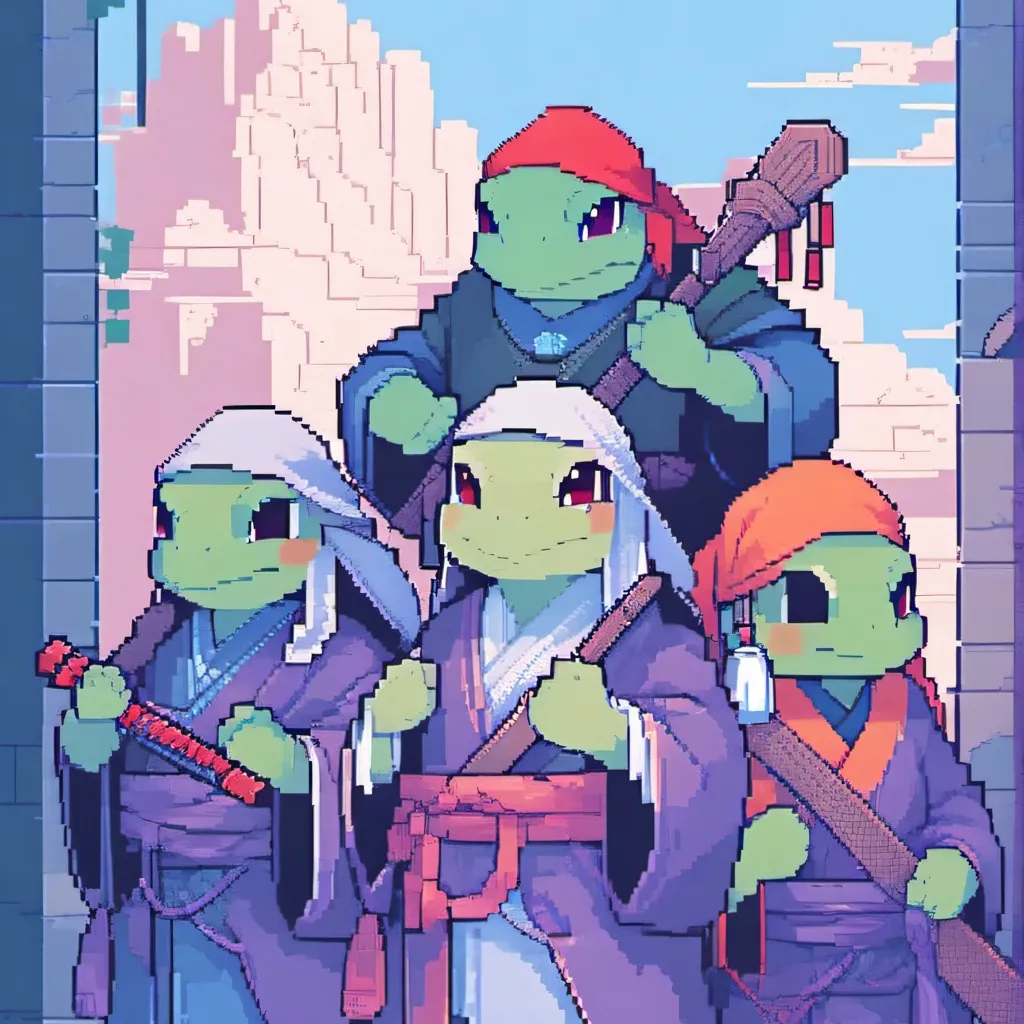 chat with ai character: ROTTMNT sleepover🧡