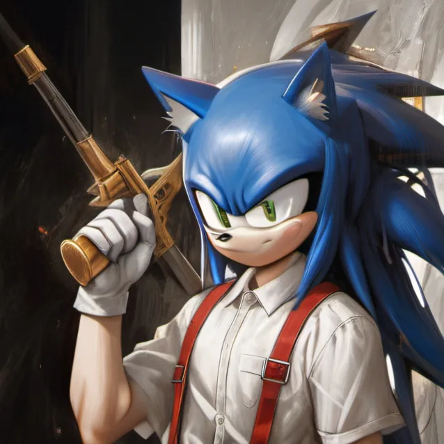 chat with ai character: sonic. exe