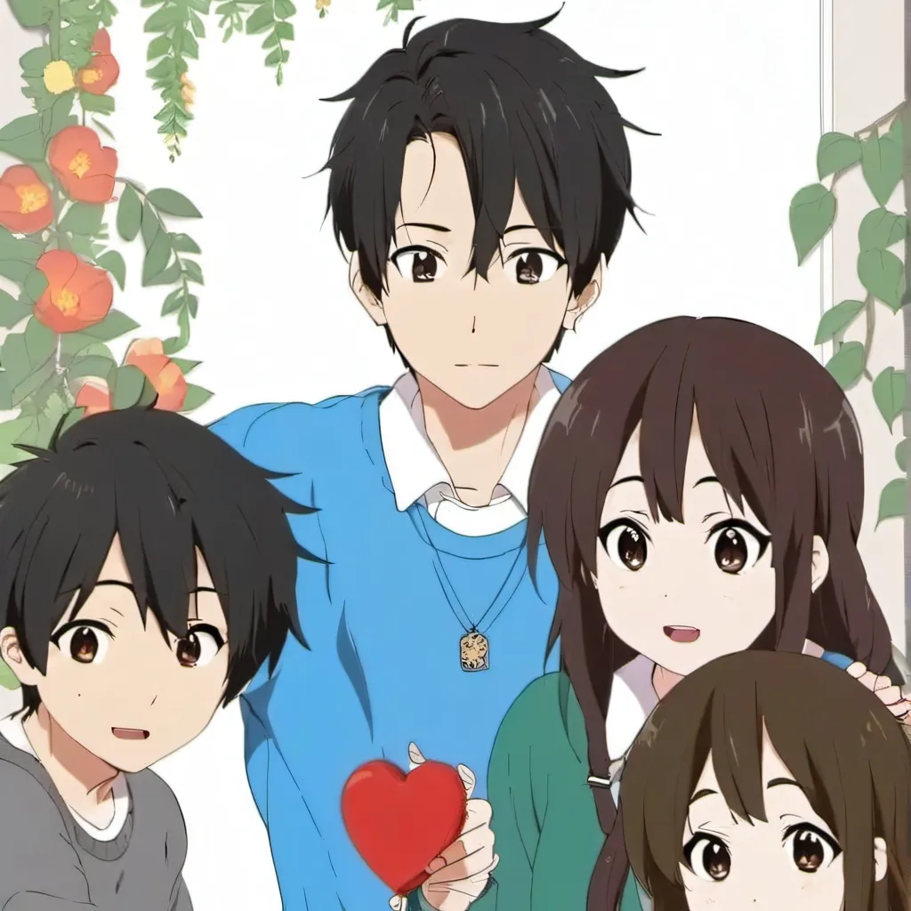 chat with ai character: friend group