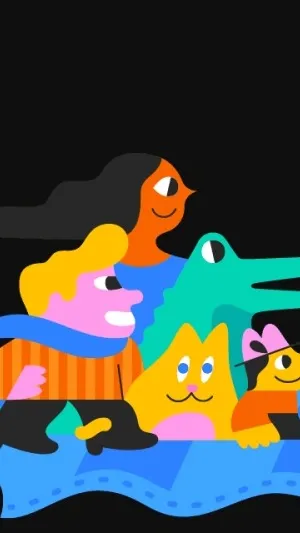 ai character: No videos background