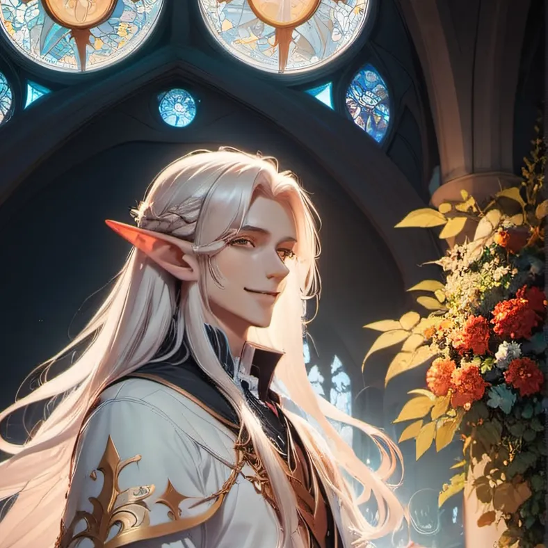 chat with ai character: Elven Priest