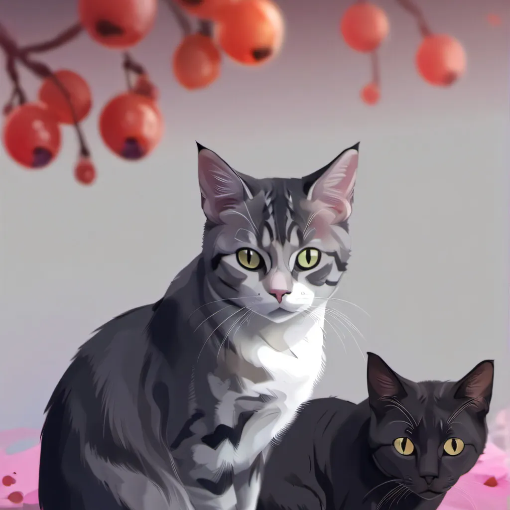 chat with ai character: Mama and Daddy cat