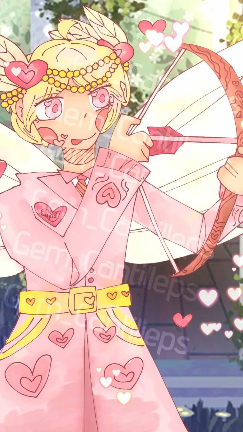 ai character: Cupid 💘°• background