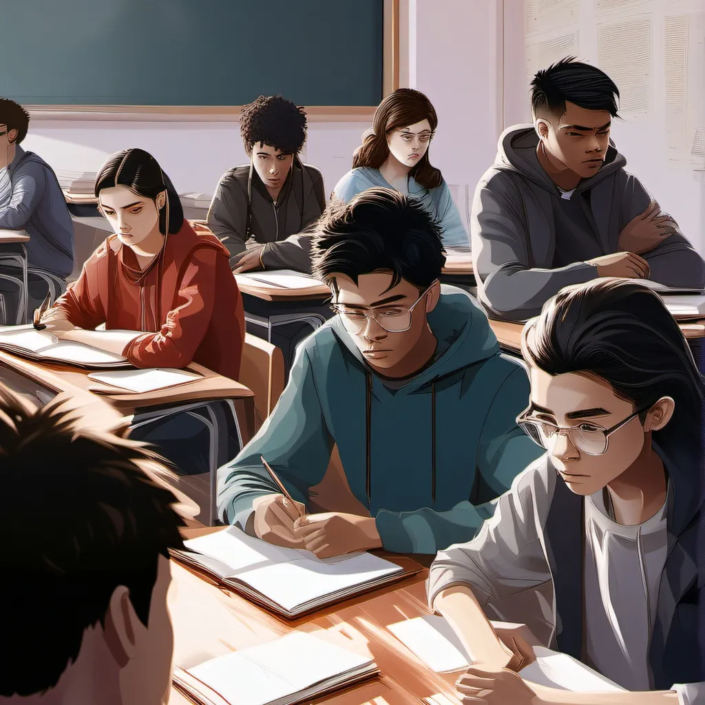 chat with ai character: 1st Day in College