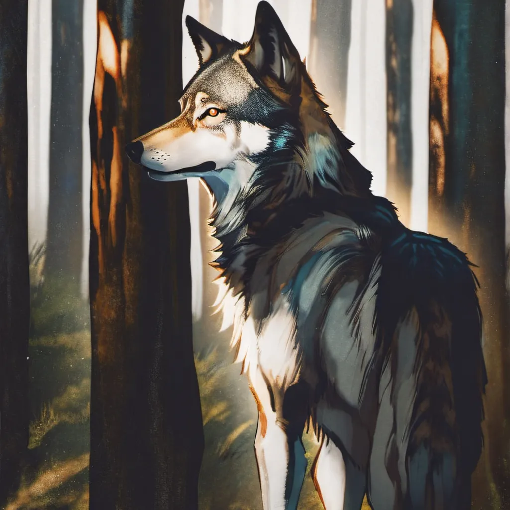 chat with ai character: wolf