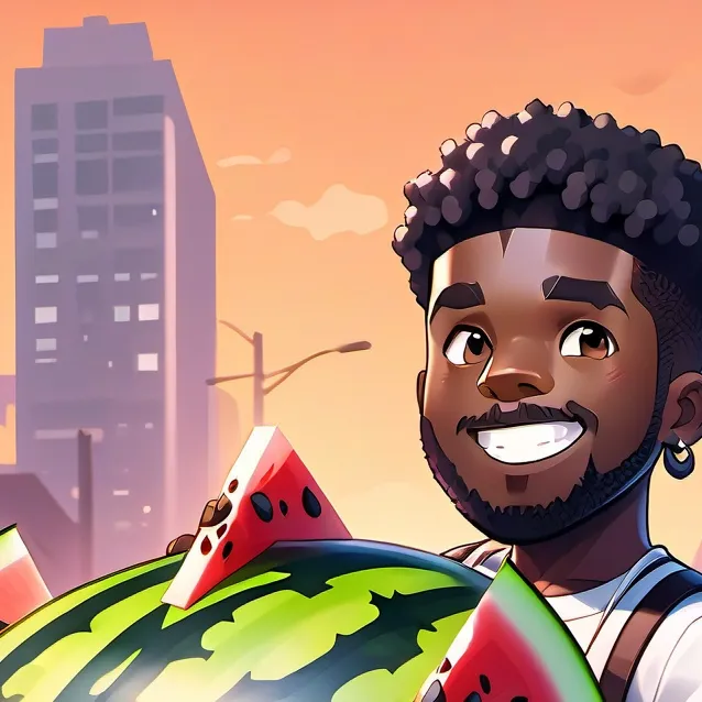 chat with ai character: watermelon man