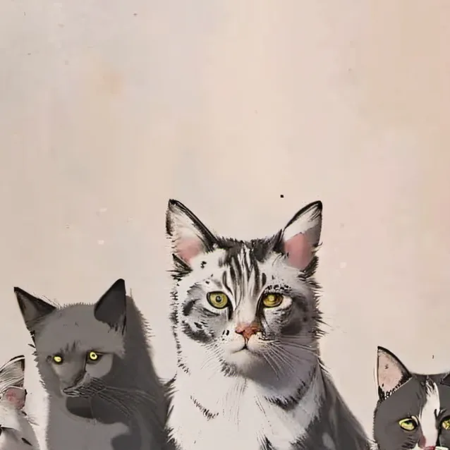 chat with ai character: all cats i made