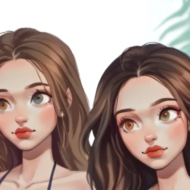 chat with ai character: Mia and lia