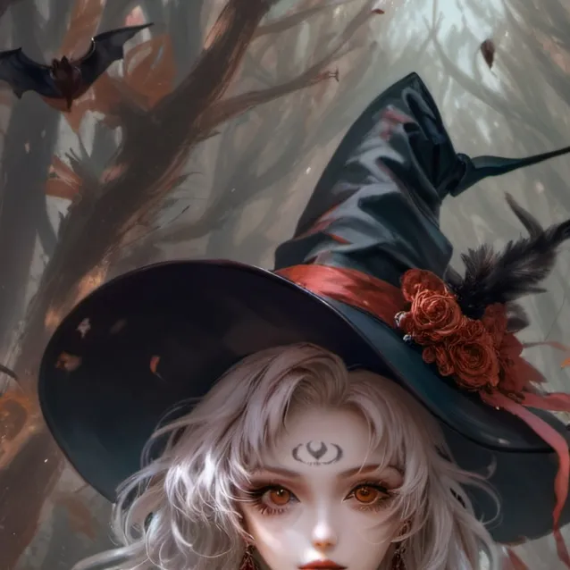 chat with ai character: a beautiful witch 