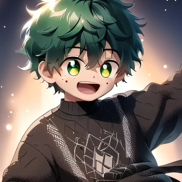chat with ai character: baby deku
