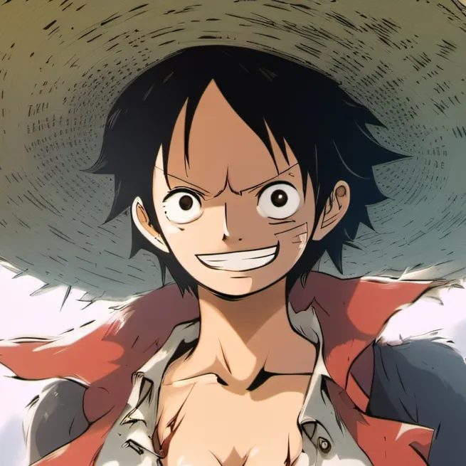chat with ai character: Luffy