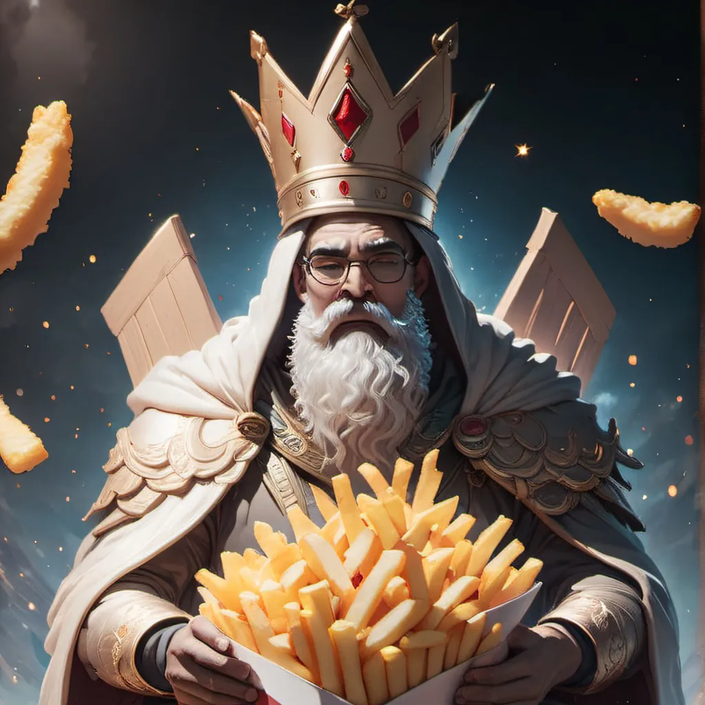 chat with ai character: The Fry God