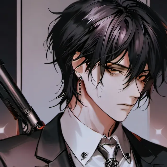 chat with ai character: Agent black