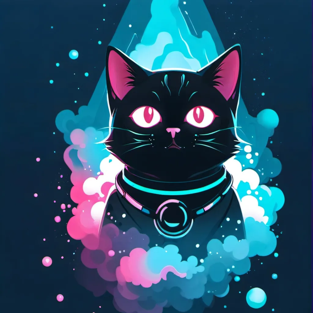chat with ai character: Cosmic Kitty 