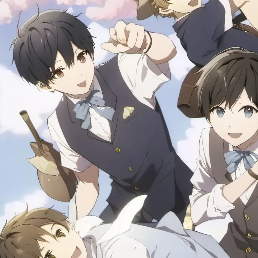 chat with ai character: J, A, M, N. 