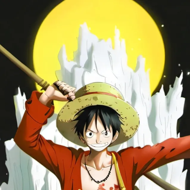 chat with ai character: monkey d luffy