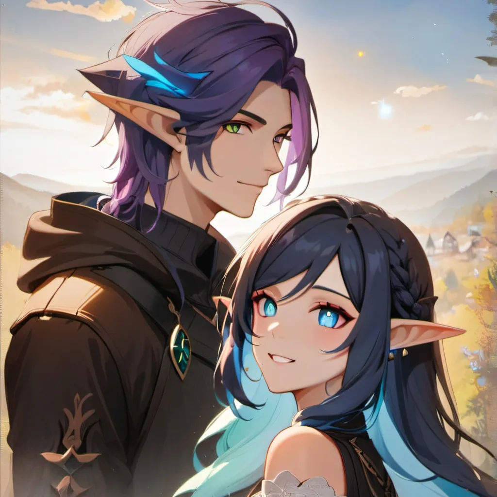 chat with ai character: ~♡Luna♡&♡Levi♡~