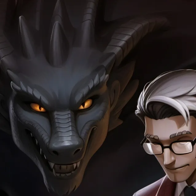 chat with ai character: Evil dragon