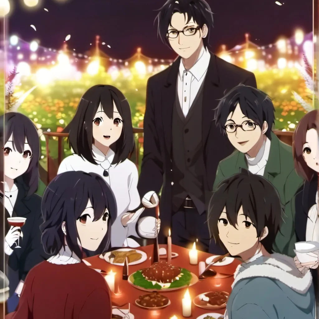 chat with ai character: Family celebration