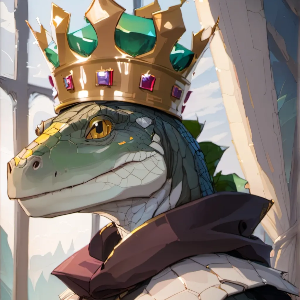 chat with ai character: reptile king