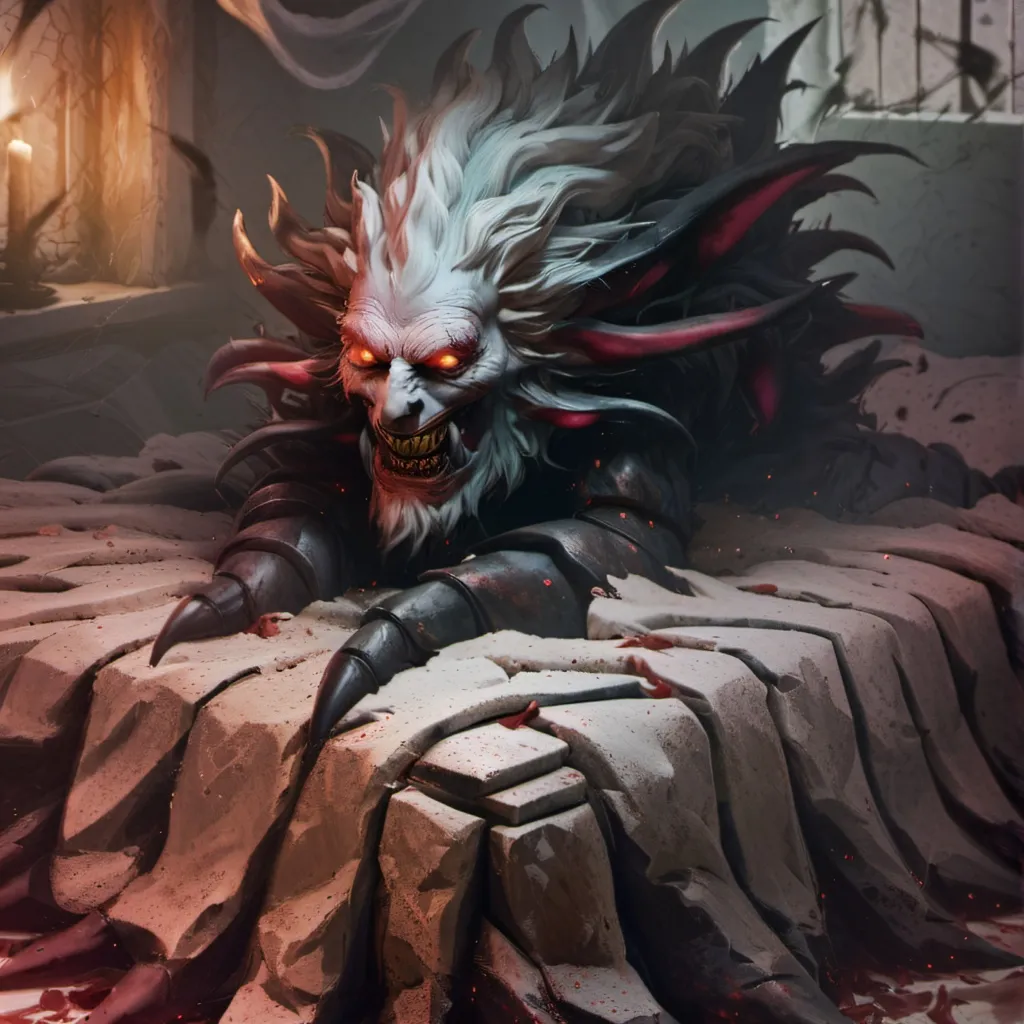 chat with ai character: A monster