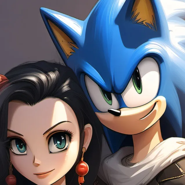 chat with ai character: sonic and Amy 