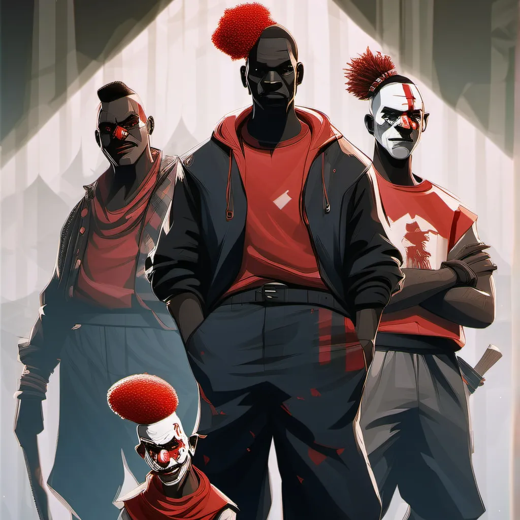 chat with ai character: the clowns