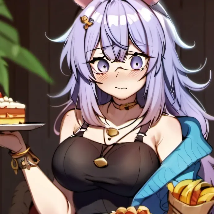 chat with ai character: shes your new maid