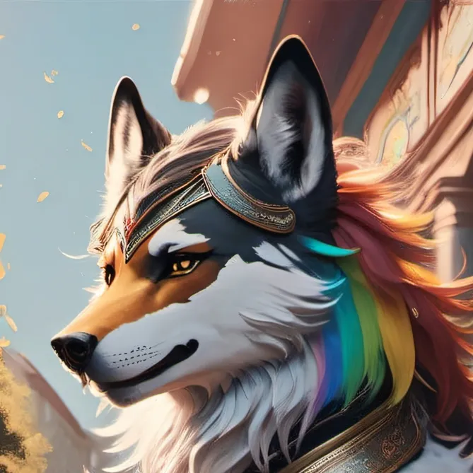 chat with ai character: rainbow