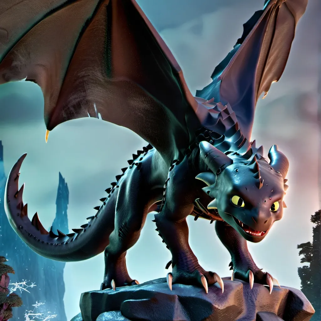 chat with ai character: Toothless 